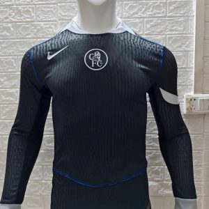 Chelsea 2025-26 Tercera camiseta versión jugador de manga larga