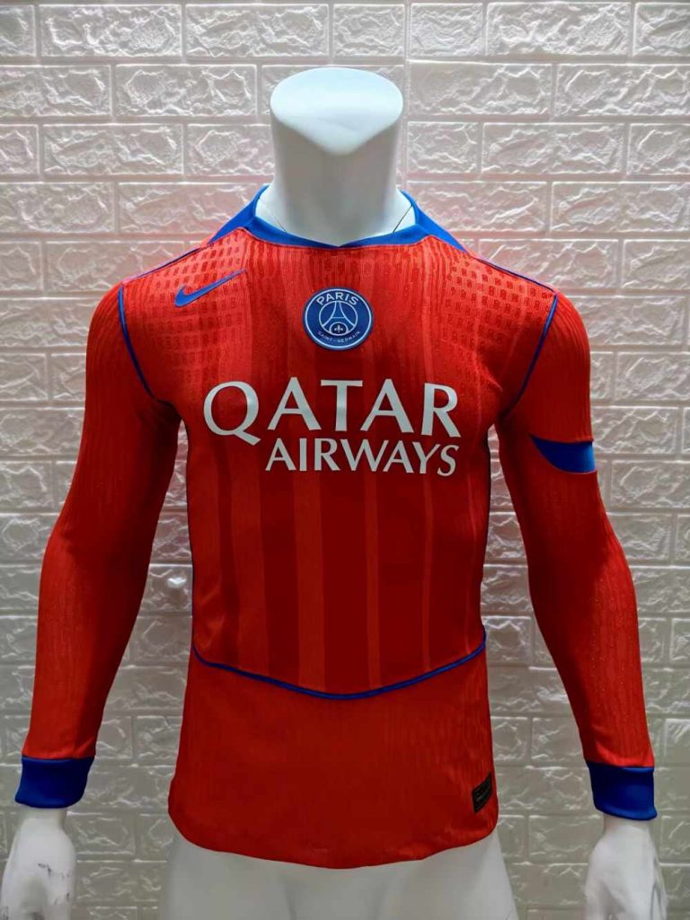 Paris Saint-Germain 2025-26 Tercera camiseta versión jugador de manga larga