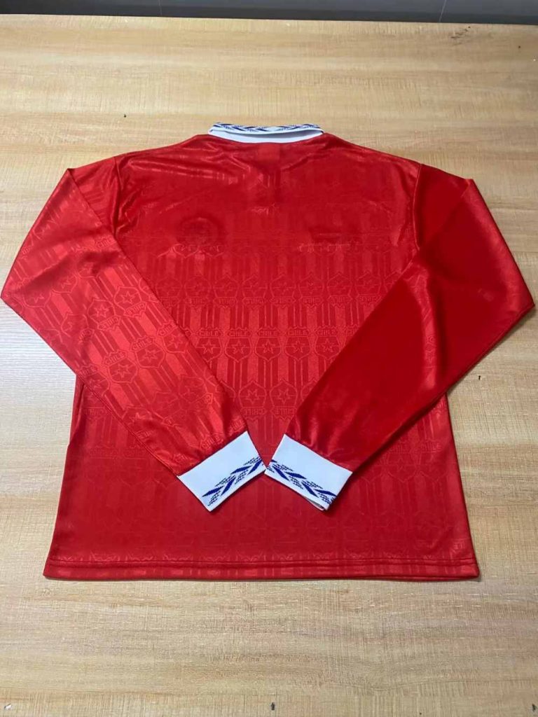 Chile 1995 Camiseta local de manga larga Camiseta