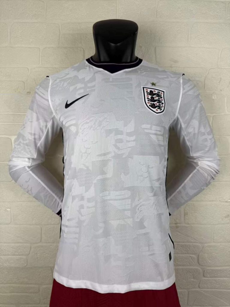 Inglaterra 2026 FIFA World Cup Camiseta local versión jugador de manga larga