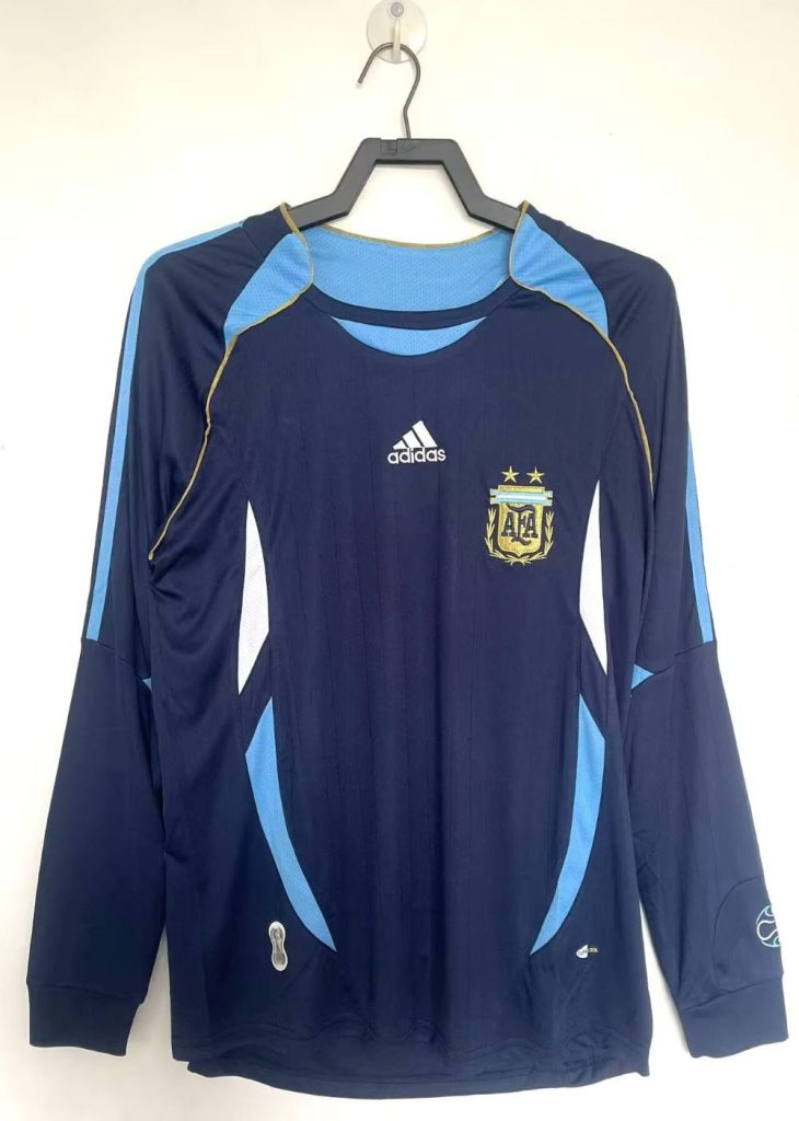 Argentina 2006 Camiseta visitante de manga larga