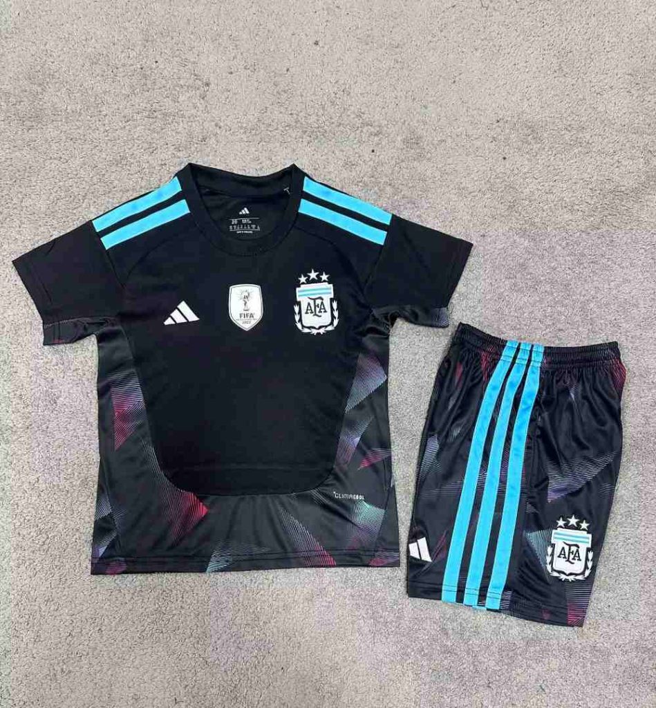 niños Argentina 2026 FIFA World Cup Portero Kit