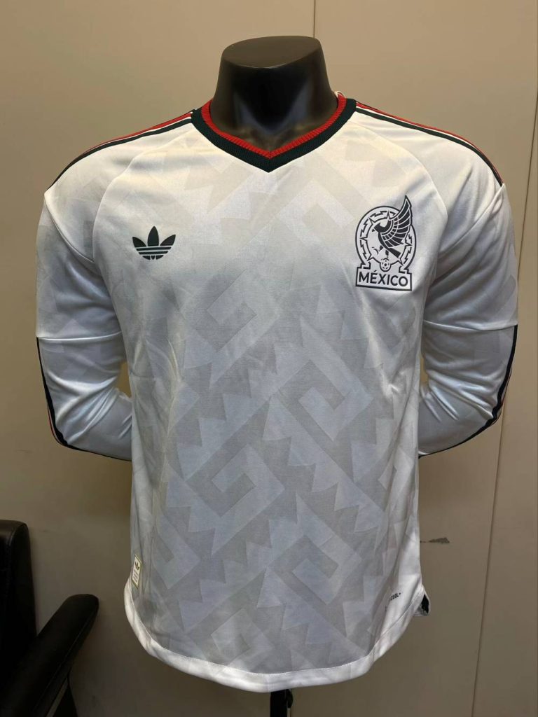 México 2026 FIFA World Cup Camiseta visitante versión jugador de manga larga