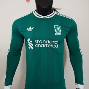 Liverpool 2025-26 Tercera Camiseta versión jugador de manga larga