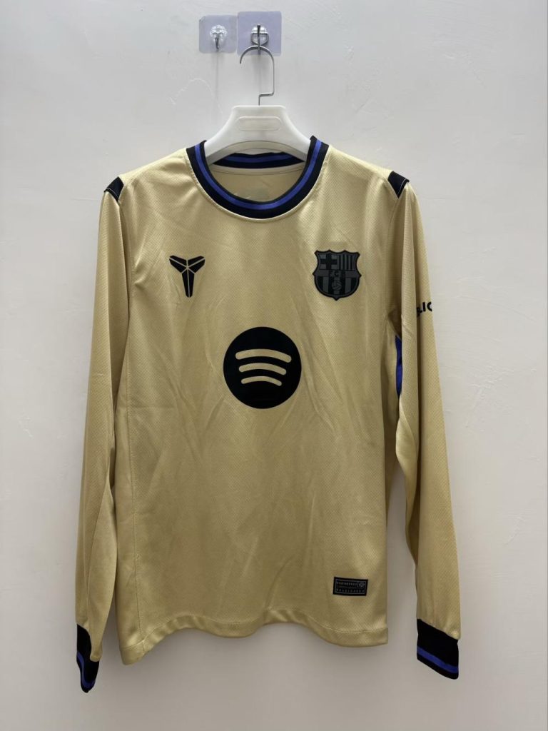 Barcelona 2025-26 Camiseta visitante de manga larga