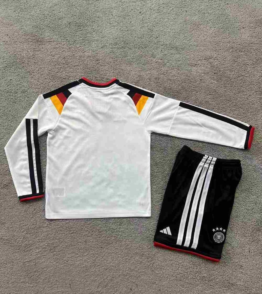 niños Alemania 2025-26 FIFA World Cup Local Long Sleeve Kit