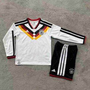 niños Alemania 2025-26 FIFA World Cup Local Long Sleeve Kit