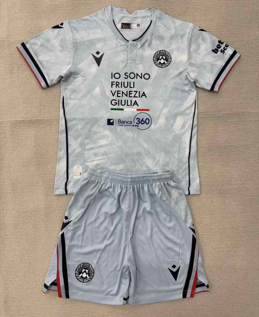 niños Udinese 2025-26 Visitante Kit