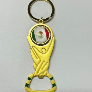 México 2026 FIFA World Cup Trophy Bottle Opener Keychain
