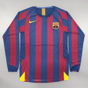 Barcelona 2005-06 Camiseta local de manga larga