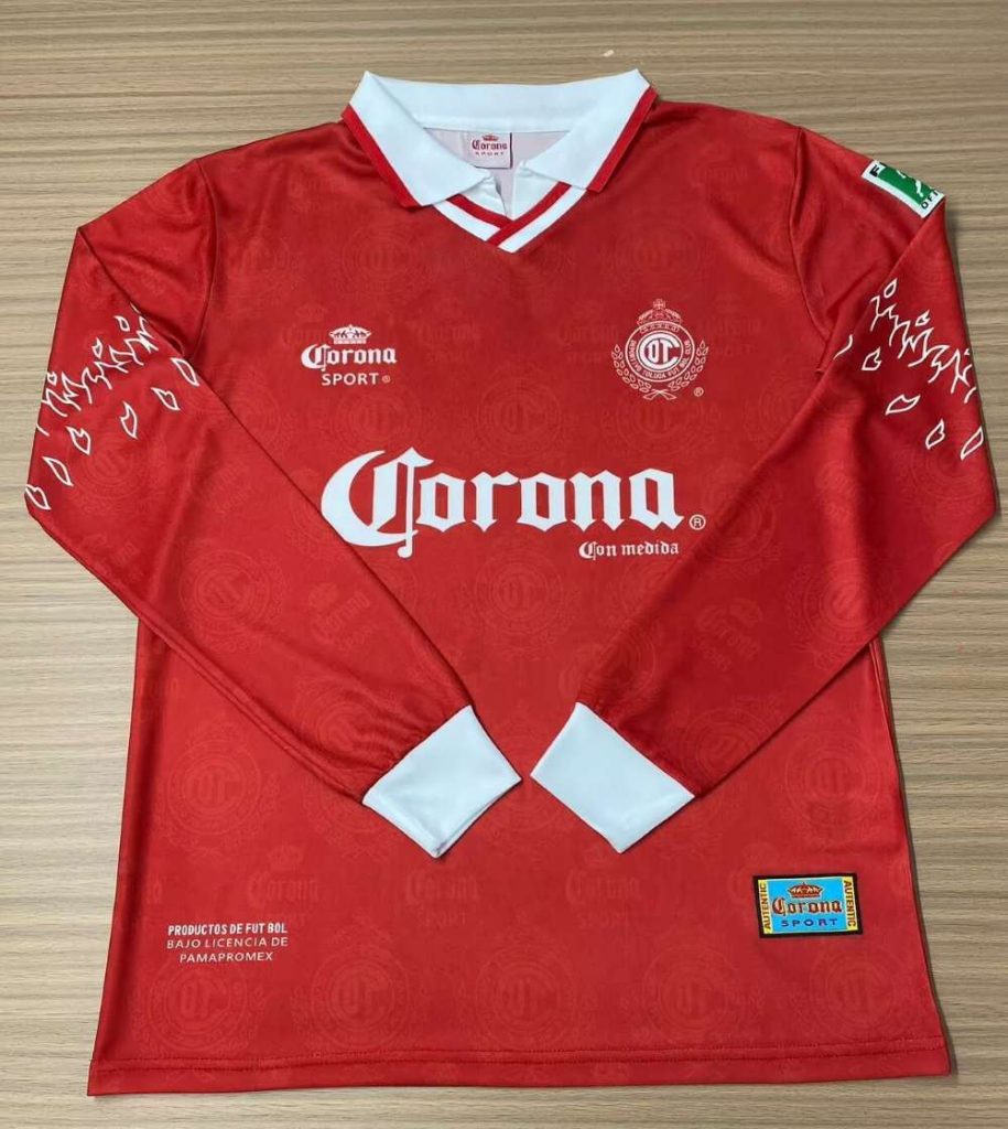 Toluca 1996-97 Camiseta local de manga larga
