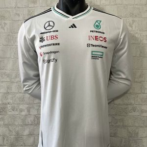 Mercedes 2025 Racing Camiseta de manga larga