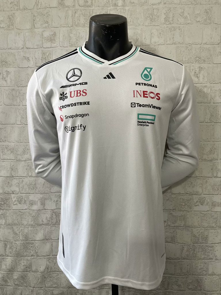 Mercedes 2025 Racing Camiseta de manga larga