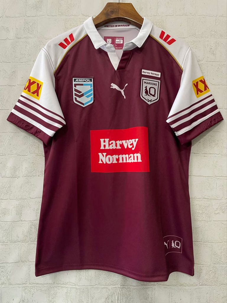 Queensland Maroons 2026 Visitante Rugby Camiseta