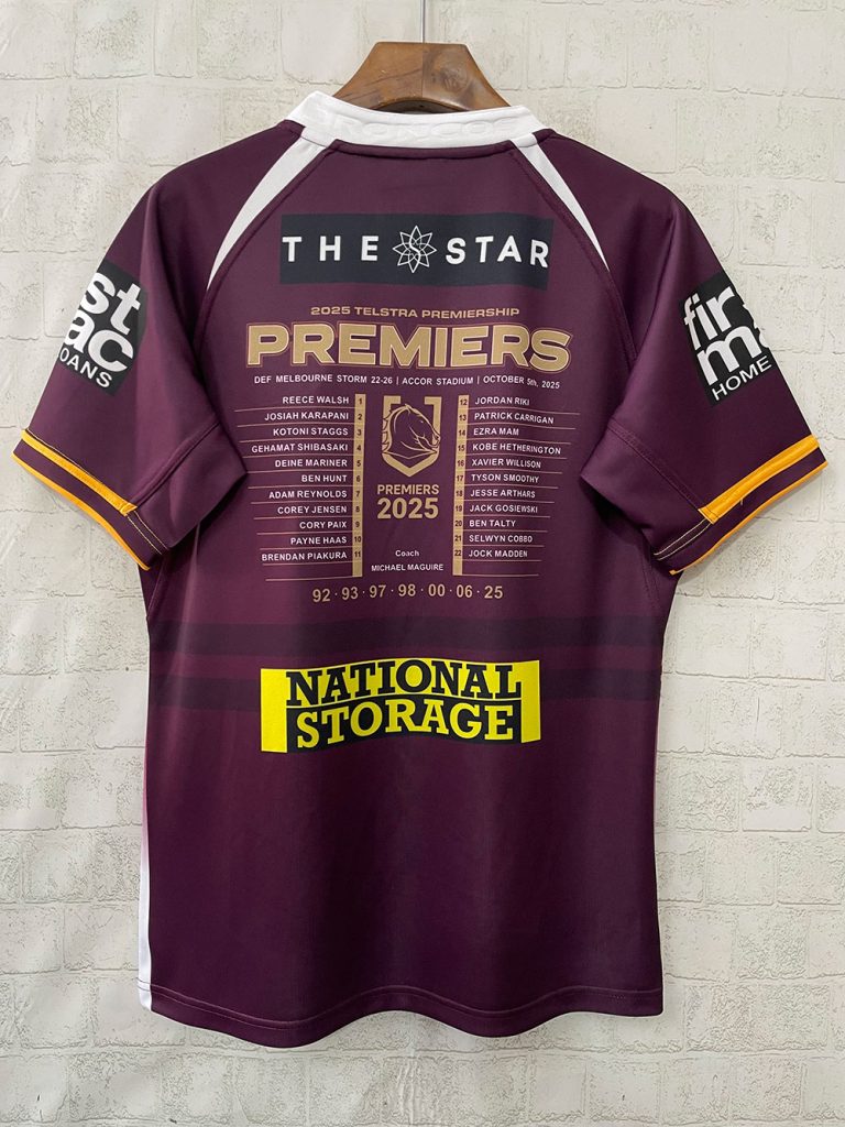 Brisbane Broncos 2025 Champion Edition Rugby Camiseta