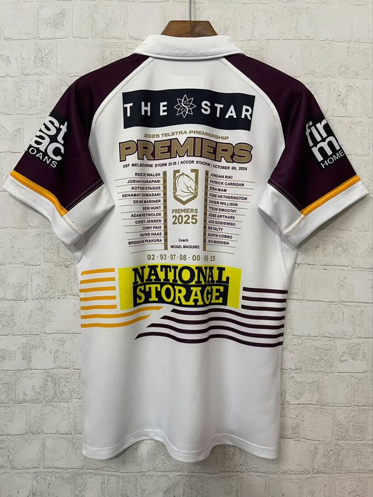 Brisbane Broncos 2025 Champion Edition Rugby Camiseta