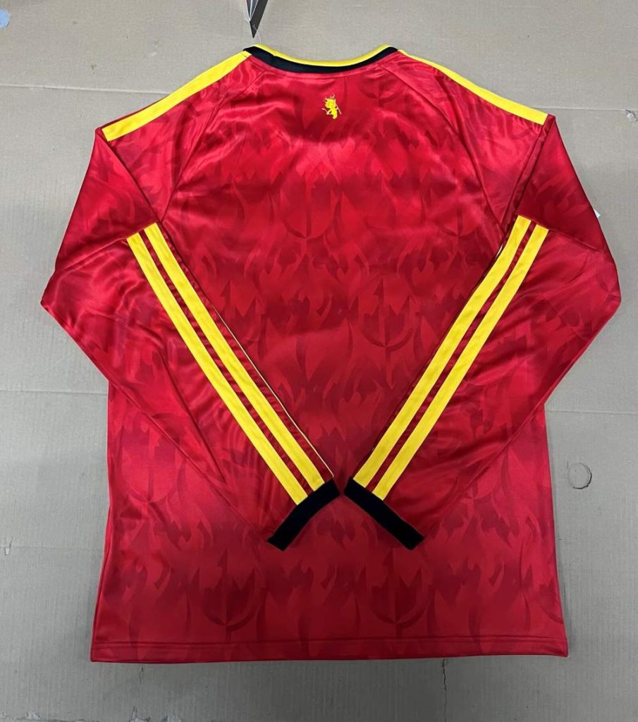 Bélgica 2026 FIFA World Cup Camiseta local de manga larga