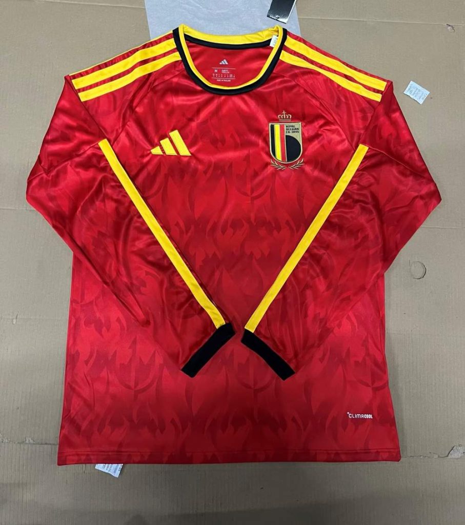 Bélgica 2026 FIFA World Cup Camiseta local de manga larga
