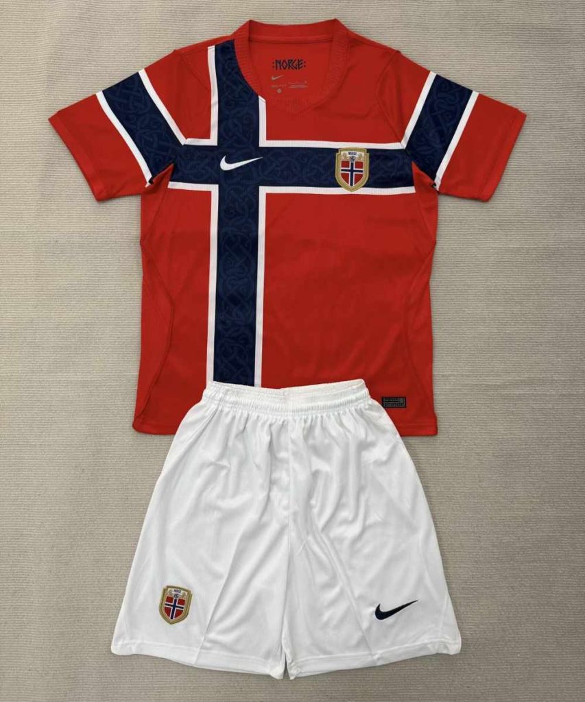 niños Noruega 2026 FIFA World Cup Local Kit