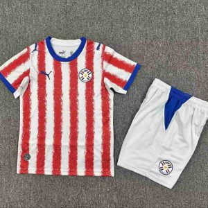niños Paraguay 2026 FIFA World Cup Visitante Kit