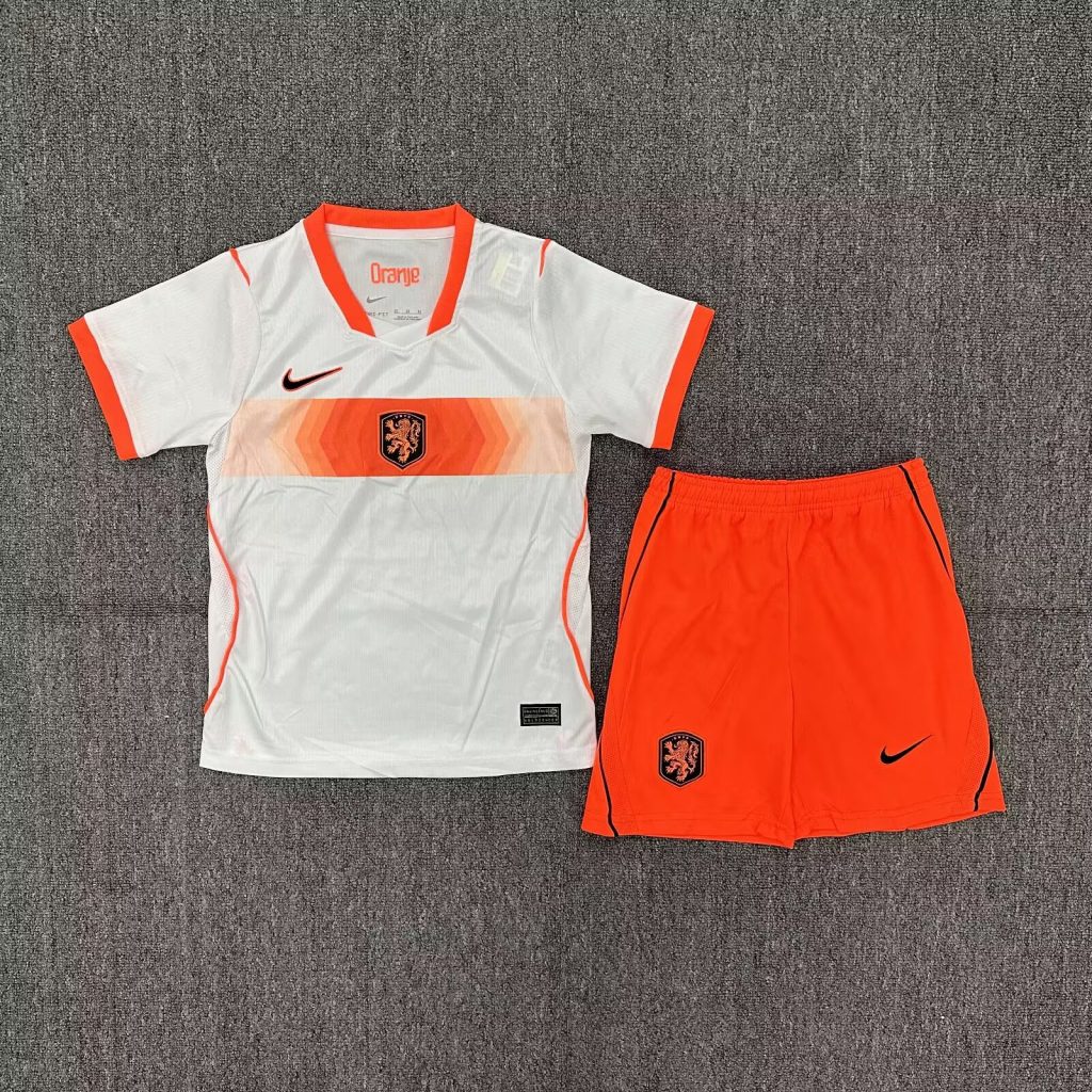 niños Países Bajos 2026 FIFA World Cup Visitante Kit