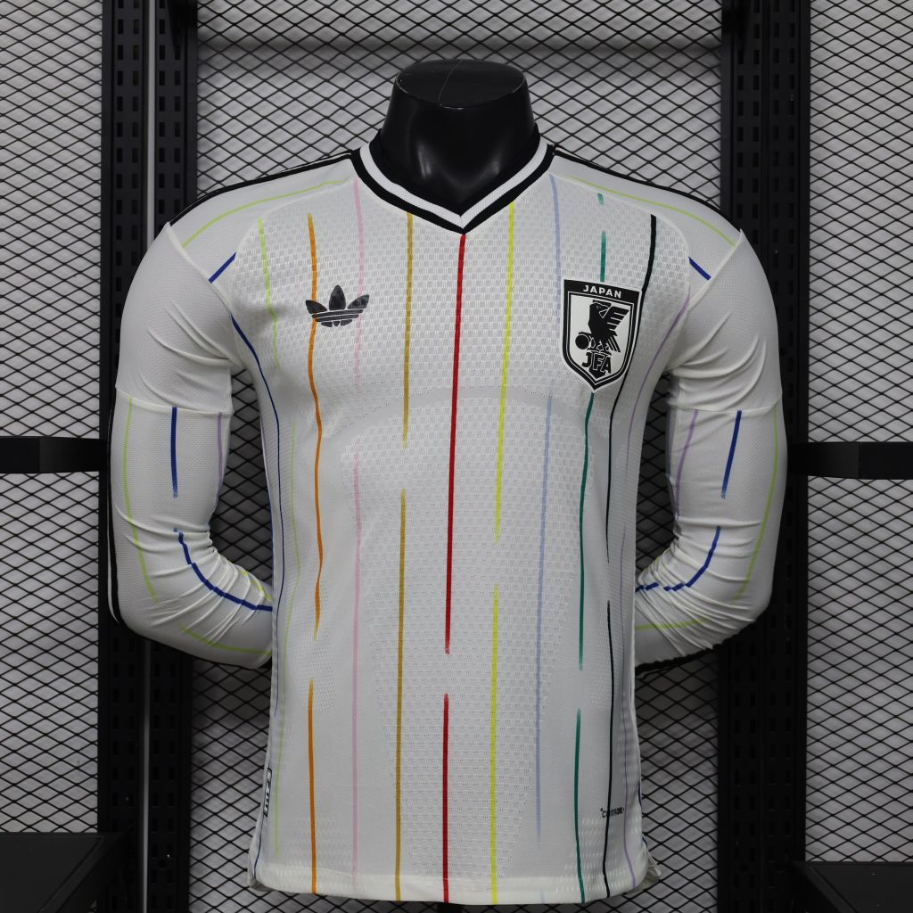Japón 2026 FIFA World Cup Camiseta visitante versión jugador de manga larga