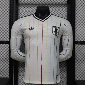 Japón 2026 FIFA World Cup Camiseta visitante versión jugador de manga larga