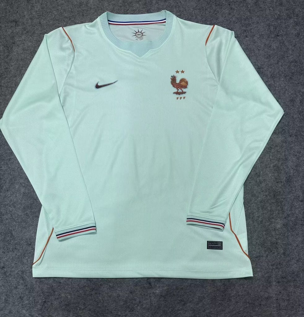 Francia 2026 FIFA World Cup Camiseta visitante de manga larga