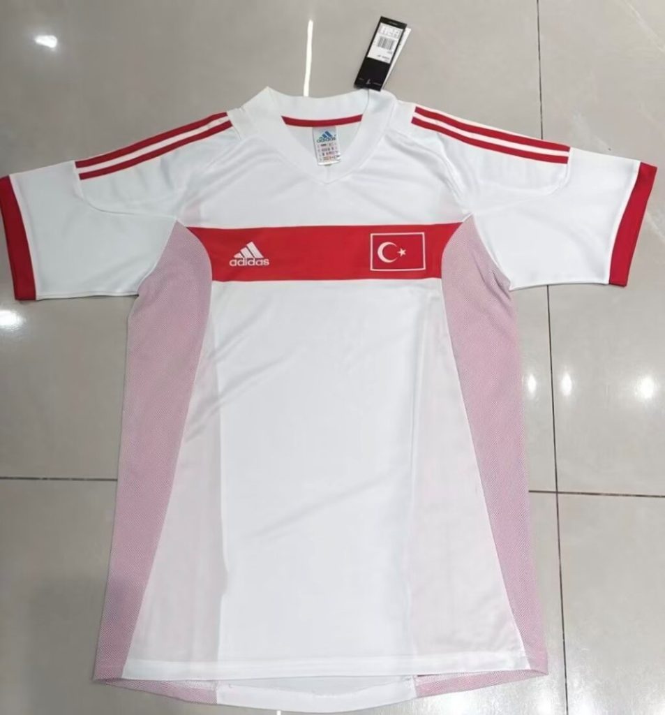 Turquía 2002 Camiseta visitante