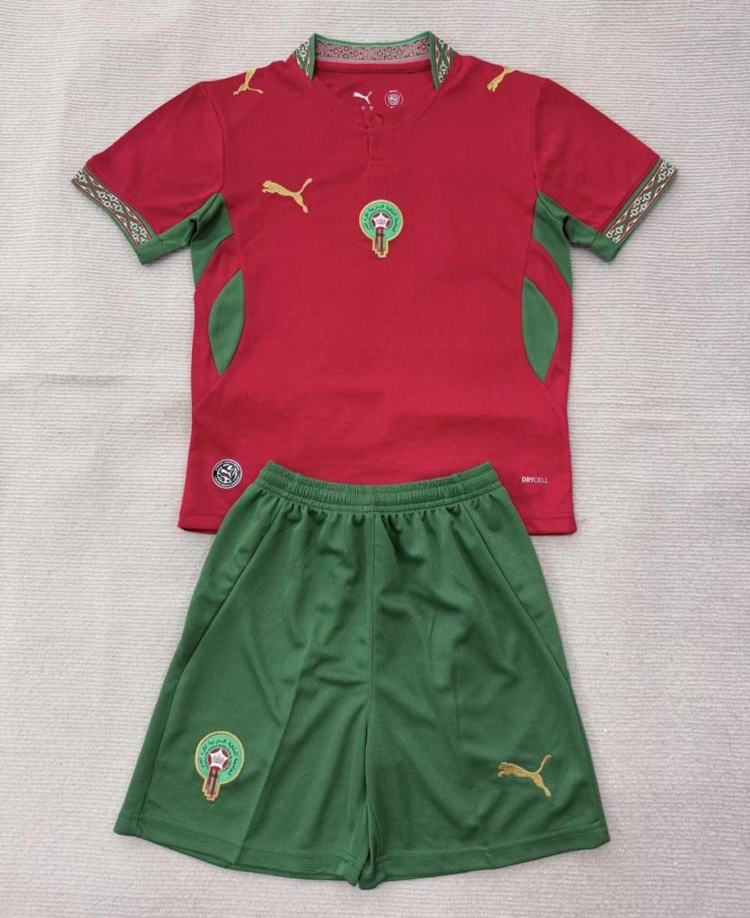 niños Marruecos 2026 FIFA World Cup Local Kit