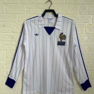 Francia 1982 Camiseta visitante de manga larga
